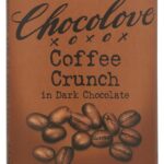 chocolove dark chocolate coffee crunch bar