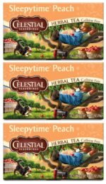 celestial seasonings sleepytime peach herbal tea pack