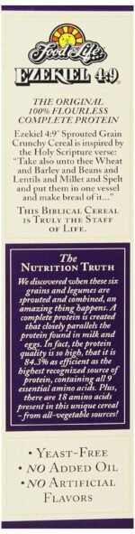 food for life ezekiel 4.9 cereal cinnamon raisin pack