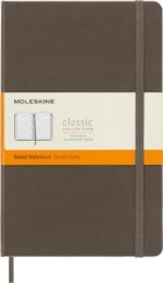 moleskine classic large notebook ruled brown 240 pages image