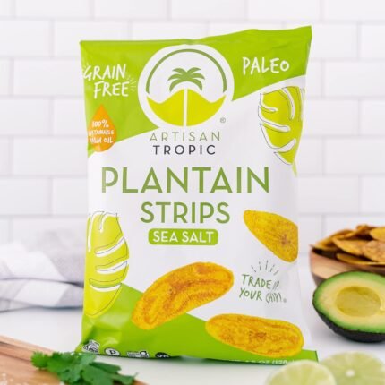 artisan tropic plantain strips sea salt pack