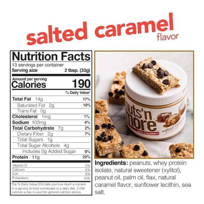 nuts n more peanut butter salted caramel