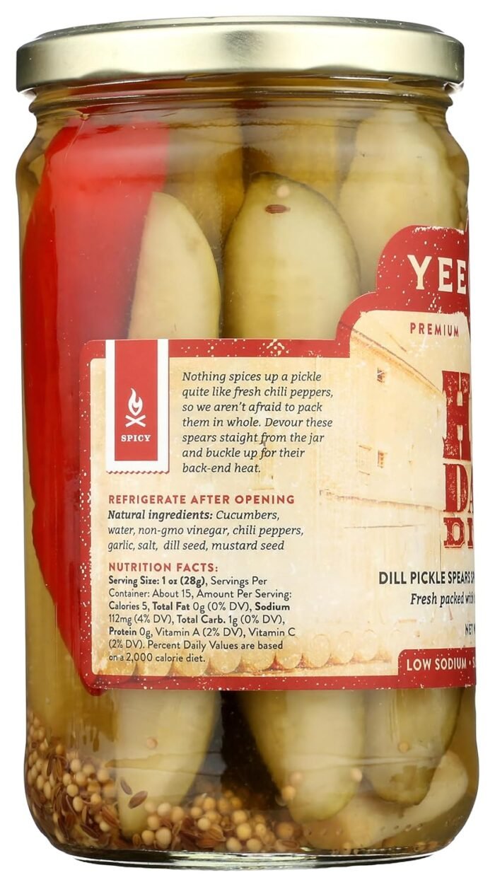 yee haw pickle company hot damn dill image