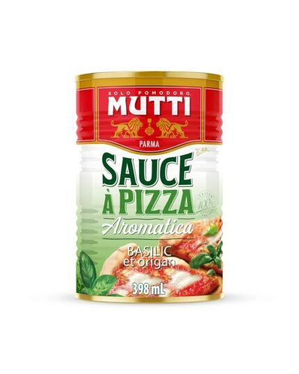 mutti pizza sauce with vasil & oregano