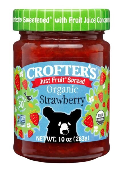 crofters organic strawberry fruit spread