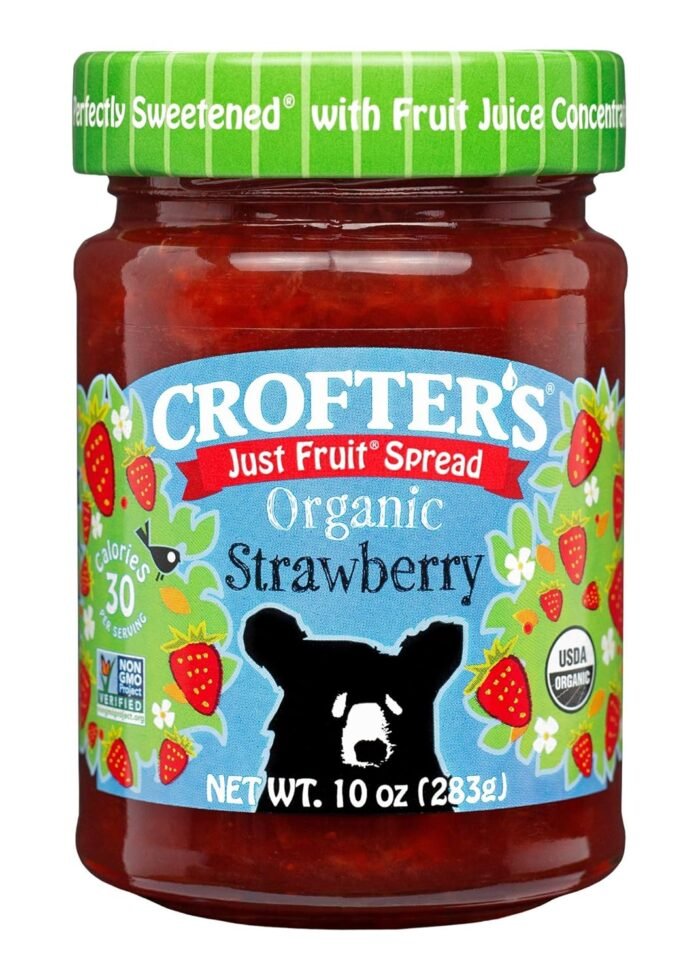 crofters organic strawberry fruit spread