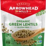 arrowhead mills organic green lentils pack image