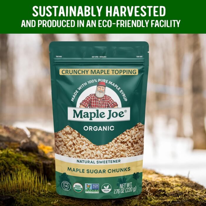 maple joe organic maple sugar spinkles pack