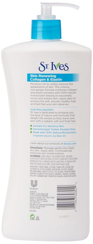 st lves renewing collagen & elastin body lotion image