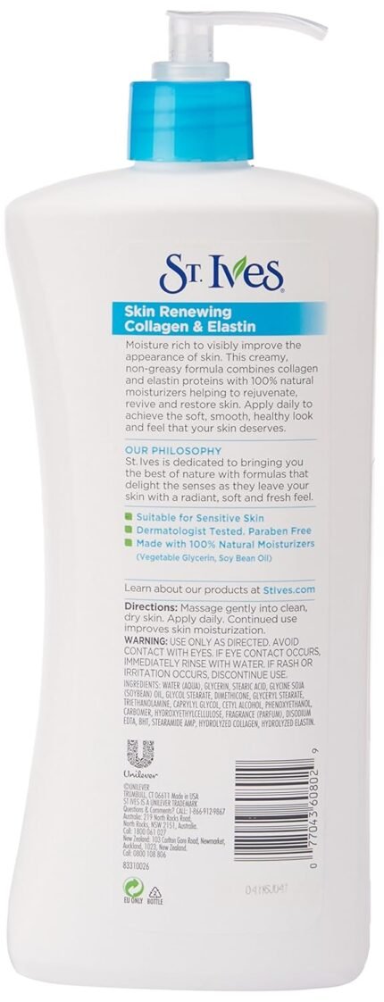 st lves renewing collagen & elastin body lotion image