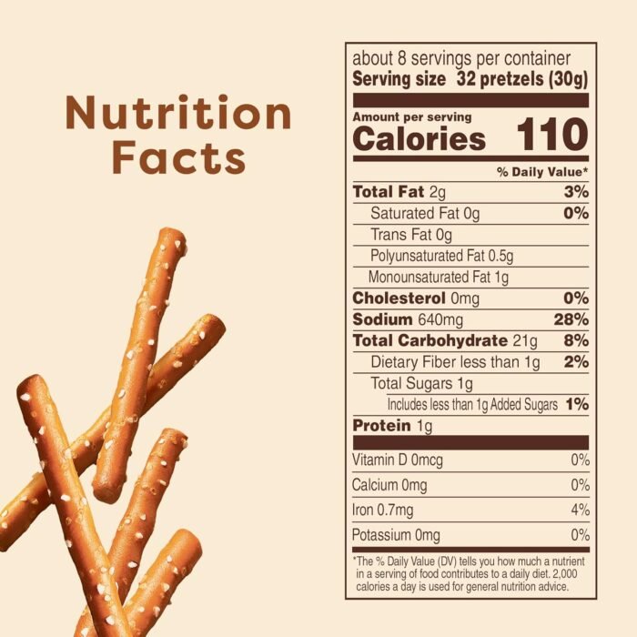 glutino gluten free pretzel sticks pack