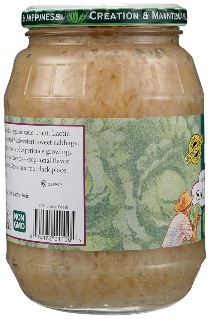 Eden Organic Sauerkraut, Fine Cut, 32 Oz