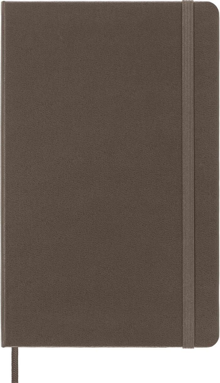 moleskine classic large notebook ruled brown 240 pages image