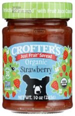 crofters organic strawberry fruit spread image