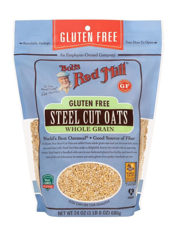 bobs red mill steel cut whole grain oats pack image
