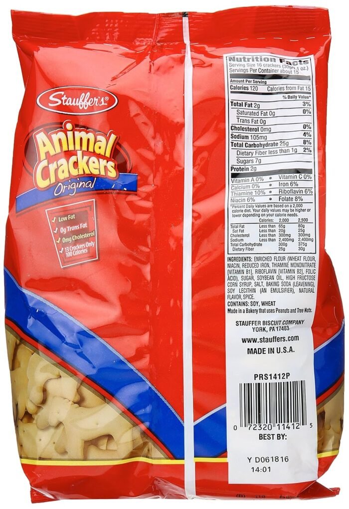 stauffer animal crackers original flavor pack image