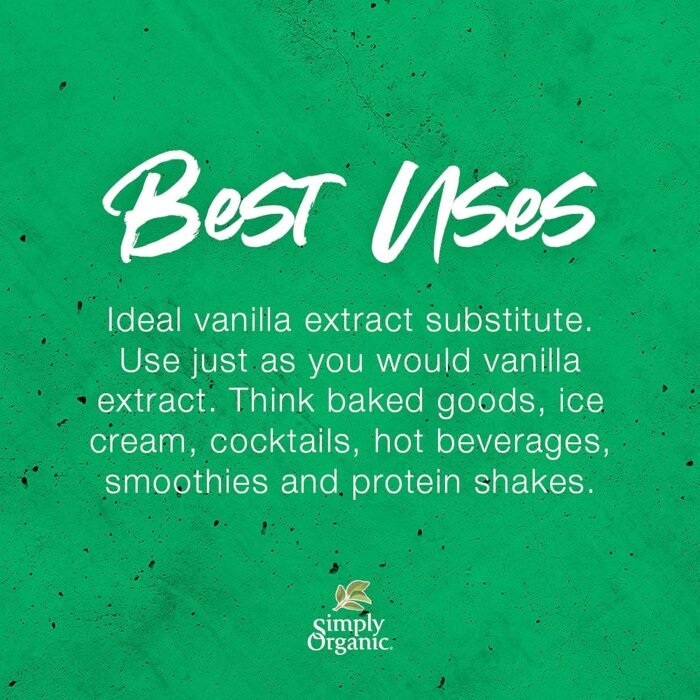 simply organic vanilla flavoring