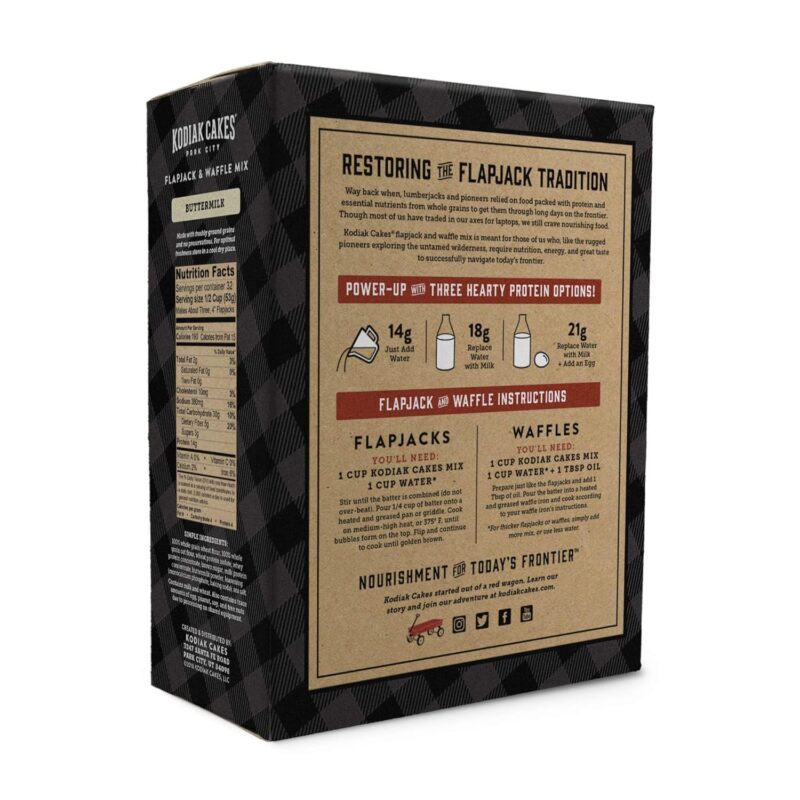 kodiak power cakes buttermilk mix pack image