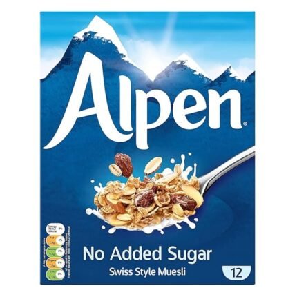alpen muesli cereal no sugar added pack
