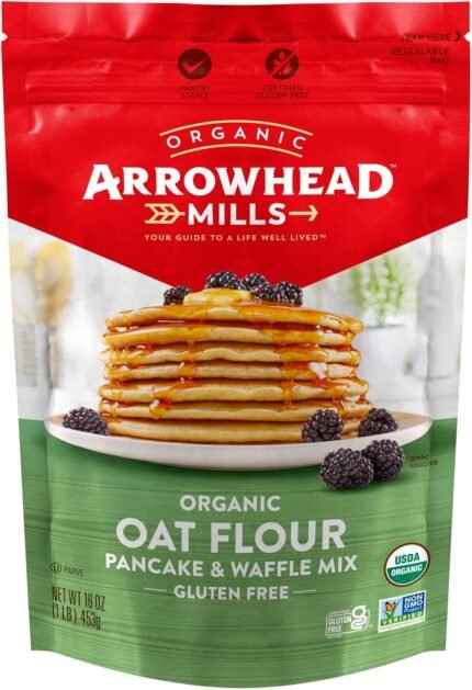 arrowhead mills oat flour pancake & waffle mix