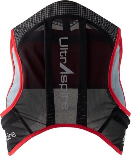 ultra aspire bronco 5l running vest pitch black red l