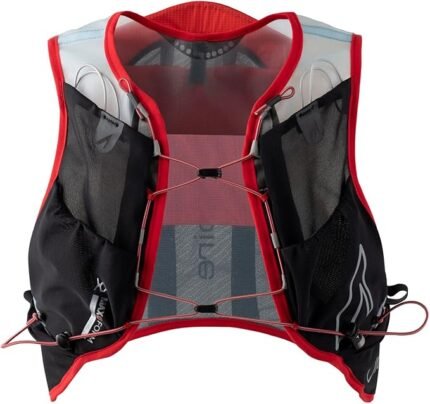 ultra aspire bronco 5l running vest pitch black red l