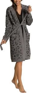 barefoot dreams cozychic throw carbon image
