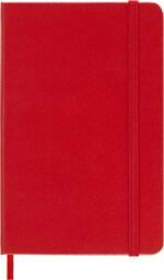 moleskine classic pocket notebook ruled scarlet red