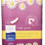 natracare pads organic & natural night time overnight