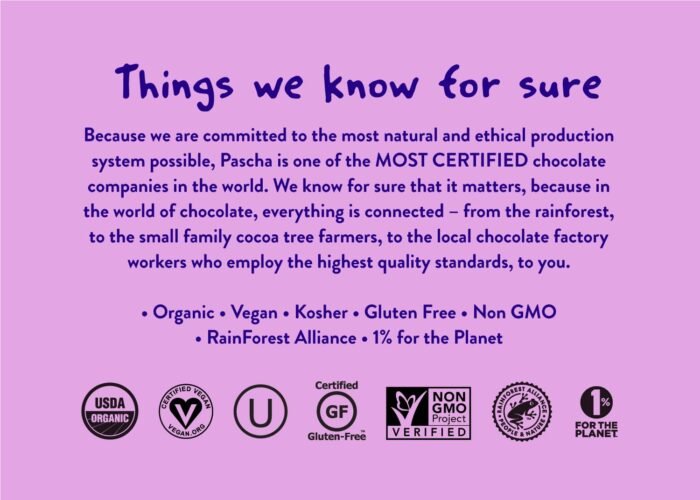 pascha organic dark chocolate baking chips image