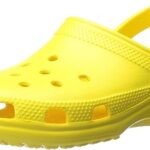 crocs unisex adult classic clog lemon 11 men 13 women image