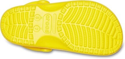 crocs unisex adult classic clog lemon 11 men 13 women image