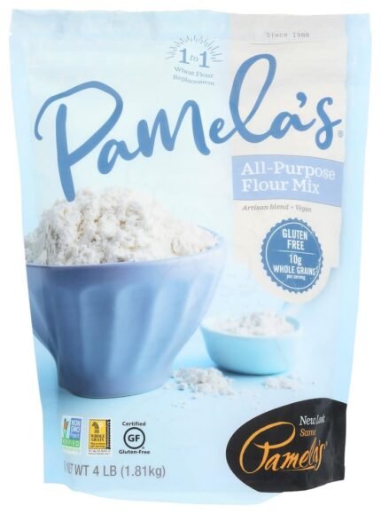 pamelas artisan blend gluten free flour 4 lb image