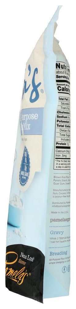 pamelas artisan blend gluten free flour 4 lb image