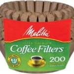 melitta natural brown basket coffee filters