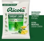 ricola max throat care peppermint drops image