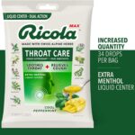 ricola max throat care peppermint drops image