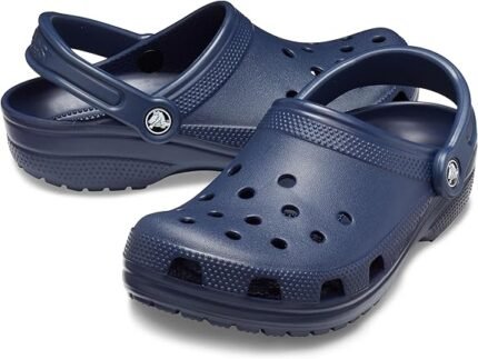 crocs unisex adult classic clog navy 12 men 14 women image