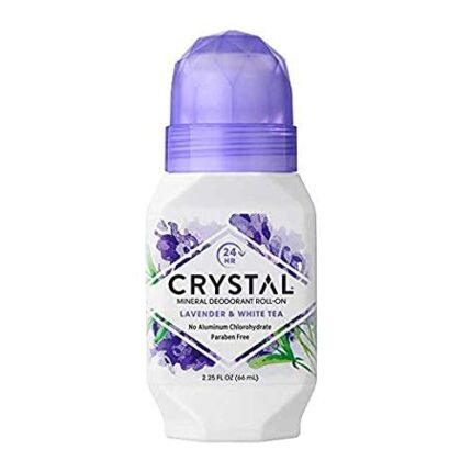 crystal lavender & white tea roll on deo image
