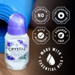 crystal lavender & white tea roll on deo image