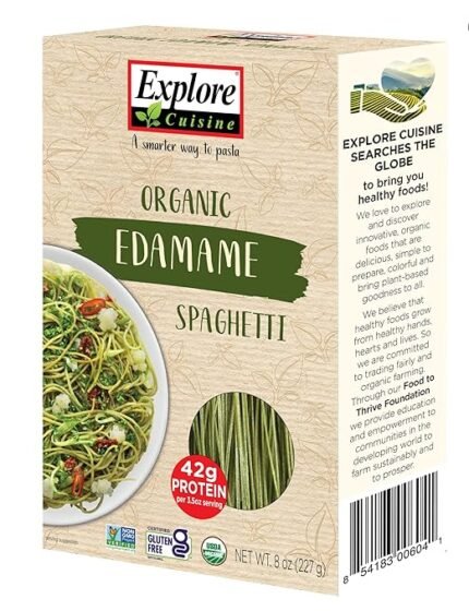 explore cuisine organic edamame spaghetti