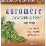 auromere ayurvedic sandal turmeric soap image