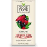 good earth hibiscus rose & sweet berries tea pack
