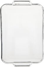 auchor hocking 4.8 quart rectangular glass baking dish image