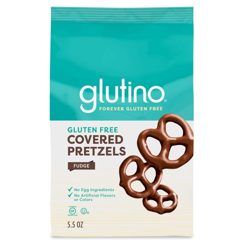 glutino yogurt covered pretzels gluten free pack