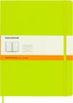 moleskine classic large notebook ruled lemon green image