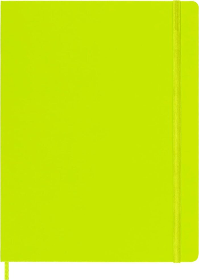 moleskine classic large notebook ruled lemon green image