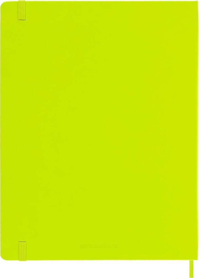 moleskine classic large notebook ruled lemon green image