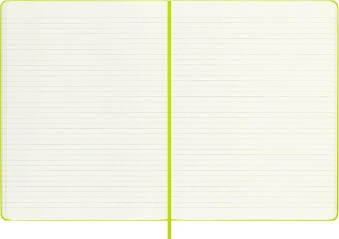 moleskine classic large notebook ruled lemon green image