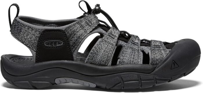 keen closed toe water sandal black steel grey 11 m image